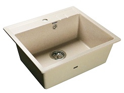 Granfest Мойка кухонная Quadro GF-Q560 Песочный – фотография-1